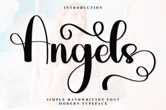 Angels Handwritten Font for Handmade Charm