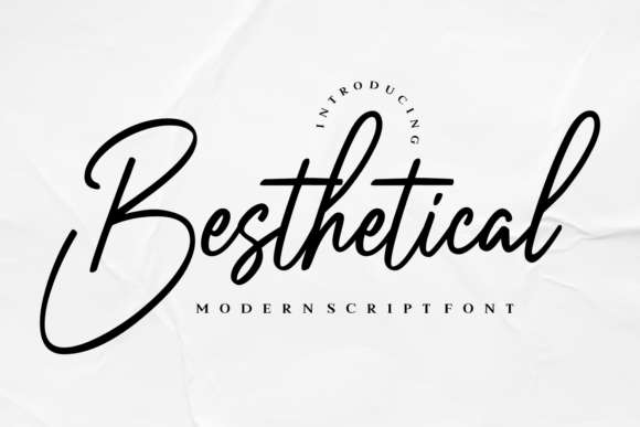 Besthetical: A Refined Script Font for Editorial Design