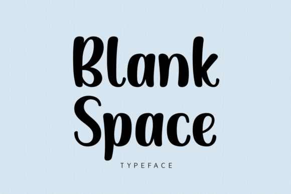 Blank Space: A Handwritten Font That Breathes