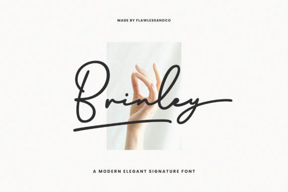 Brinley: A Modern Handwritten Script Font for Warm, Authentic Branding