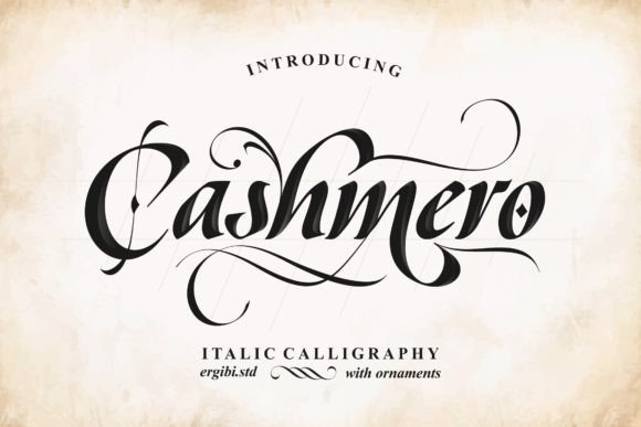 Cashmero: A Premium Script Font That Elevates Real Small Business Branding