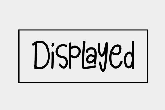 Displayed: A Friendly Handwritten Font for Campaign Headlines