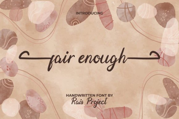 Fair Enough: A Handwritten Font That Feels Like Home