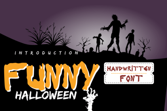 Funny Halloween: A Spooky Handwritten Typeface for Editorial Charm