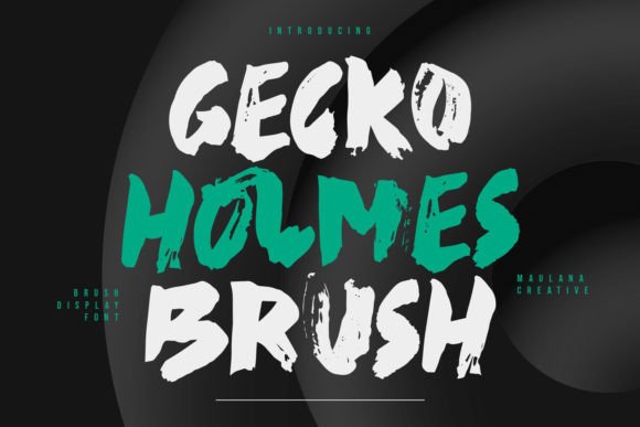 Gecko Holmes: A Handwritten Brush Font That Feels Like a Design Partner
