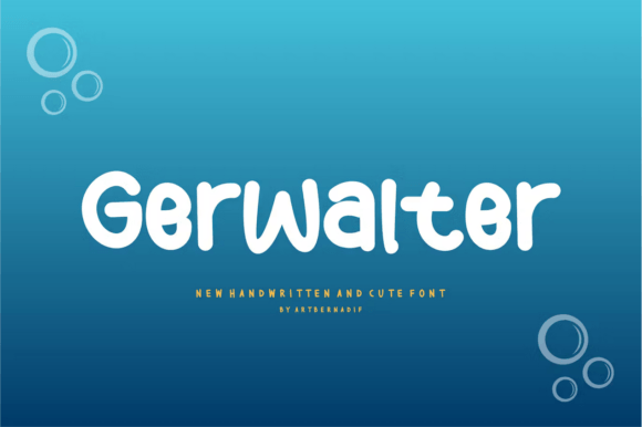 Gerwalter: A Playful Handwritten Font That Makes Campaigns Feel Human