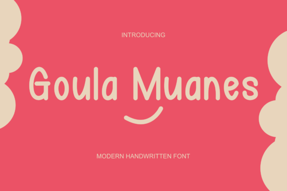 Goula Muanes: A Playful, Human Script Font for Thoughtful Design