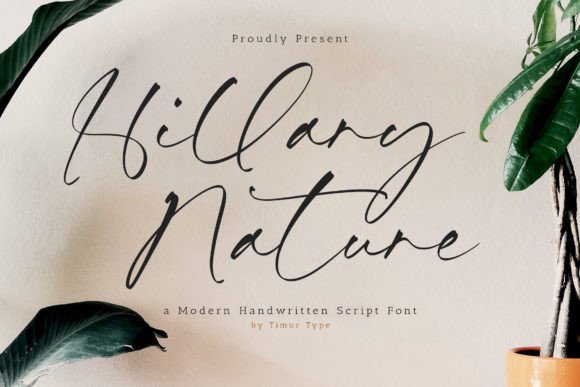 Hillary Nature: A Premium Script Font for Scroll-Stopping Brand Content