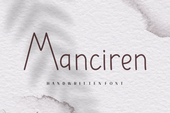 Manciren: A Modern Handwritten Typeface for Digital Branding