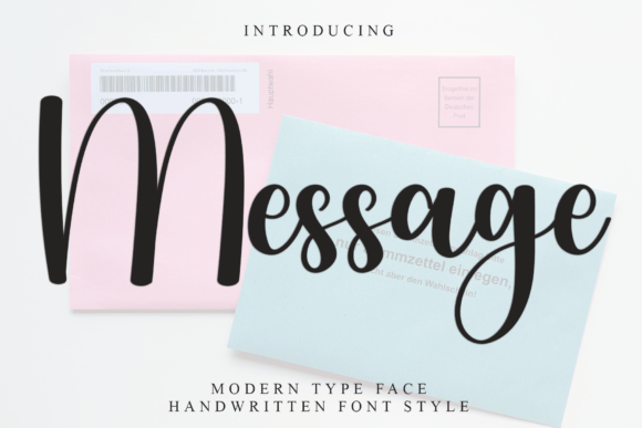 Message: A Handwritten Font That Speaks With Purpose
