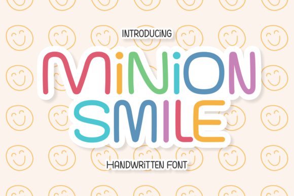Minion Smile: A Whimsical Handwritten Font for Makers