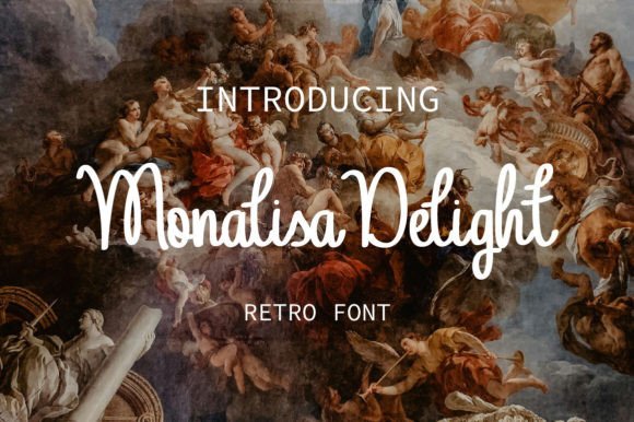 Monalisa Delight: A Warm, Handwritten Font for Crafters & Sellers