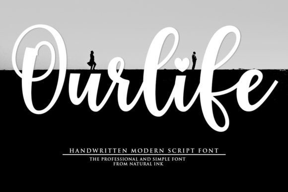 Ourlife: A Handwritten Font That Elevates Marketing Visuals