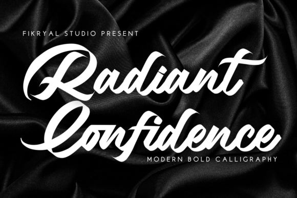 Radiant Confidence: A Bold Script Font That Elevates Real Branding