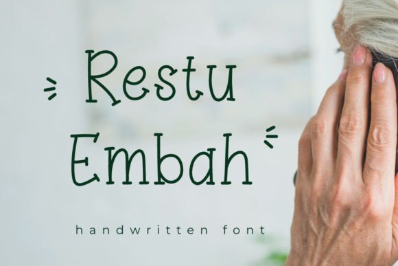 Restu Embah: A Modern Handwritten Typeface for Warm, Authentic Branding