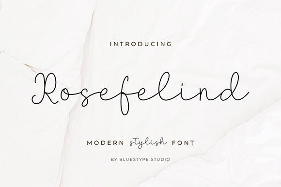 Rosefelind Font: A Handwritten Touch That Elevates Real Business Branding
