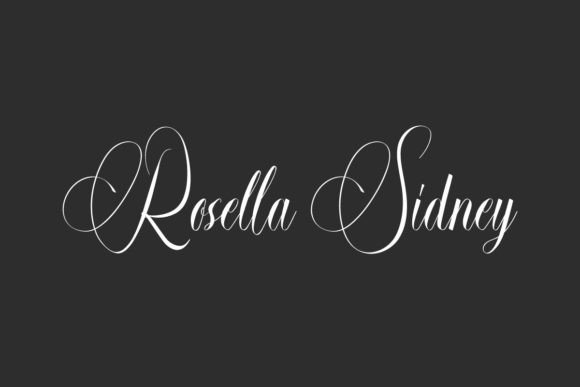 Rosella Sidney: A Wedding-Ready Script Font That Elevates Small Business Branding