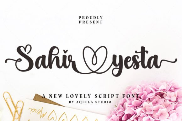 Sahir Yesta: A Handwritten Font That Builds Trust for Small Businesses