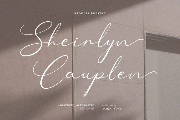 Sheirlyn Cauplen: A Premium Script Font for Scroll-Stopping Brand Content
