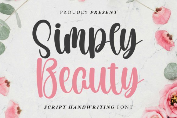 Simply Beauty Font: Elegant Script for Scroll-Stopping Marketing