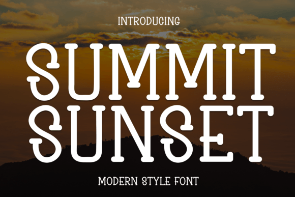 Summit Sunset: A Friendly Handwritten Font for Real Small Businesses