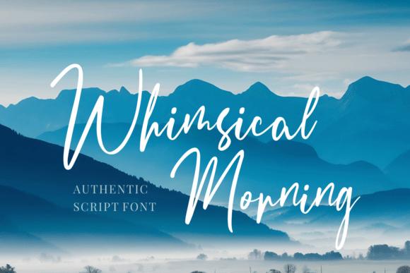 Whimsical Morning: A Script Font That Feels Like a Thoughtful Pause
